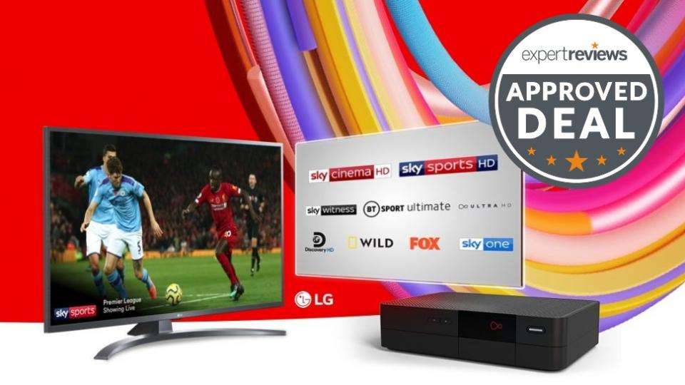 Get a free 4K TV when you sign up to Virgin Media