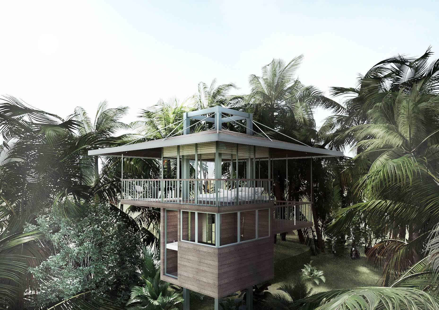 These Homes Built on Stilts in Bali Are Like Luxe Treehouses For Adults