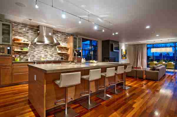 Modern Kitchen Island Designs With Seating